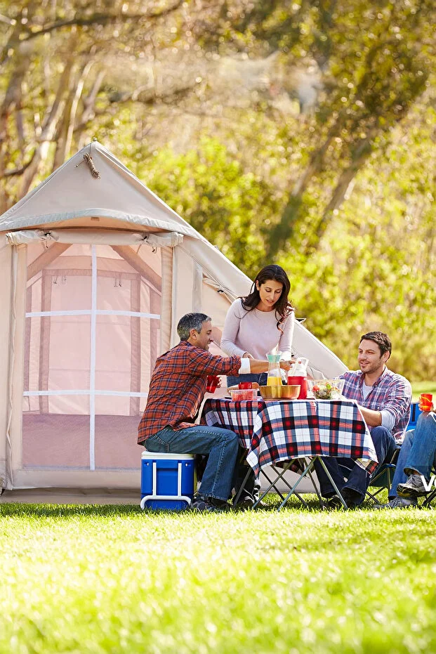 6 Kişilik 4 Mevsim Şişme Çadır Şeffaf Tavan Pencereli (2 Kapılı) 300x210cm (Kış Şartlarına Uygun)